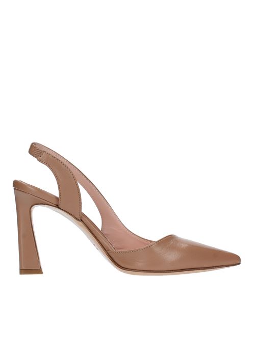 Slingback décolleté in nappa ANNA F. | 1494 NAPPACAMELIA